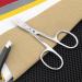 OCBA Professional Stainless Steel Curved Blade Cuticle Nail Scissor for Thick Toenails - Men and Women - Ideal for Manicure, Pedicure, Eyebrows, Nose Hair, and Beard - Buy Online on SooperMarket.com