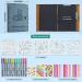 ZEEYUAN Leather Scrapbook Album - 60 Pages Love Memory Photo Album 8.5x11 | Travelling Journal & Family Scrapbook Kit - Perfect Gift for Couples, Anniversary, Wedding - Grayish-blue - Buy Online on SooperMarket.com