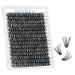 300 Pcs Individual Lashes Lash Clusters DIY Lash Extension Cluster Lashes that Look Like Eyelash Extensions Self Applicaton at Home Volume Dramtic Look(50D C-18mm) C-18mm 50D