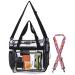 DUORT Clear Bag Stadium Approved, TPU Clear Purses Inside Pocket,Crossbody Bag Adjustable Strap for Concert,Sporting Events White4