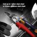 WORKPRO 10" Tin Snips Straight Cr-V Steel Aviation Snips Compound Snips for Cutting Aluminum & Metal Sheets or as Household Scissors - Buy Online on SooperMarket.com