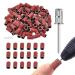 100 Pcs Sanding Bands for Nail Drill Polishing Nail Drill Bits for Cuticle Removal and Smoothening Nails Reshaping Nail Tips for Manicurists Woman and DIY Nail Art Enthusiasts