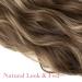 REECHO Blonde Hair Extensions 4PCS Clip in Hair 20 Thick Long Beach Wave Synthetic Hairpieces 6H12-Chocolate Brown with Blonde Highlights, 24 Inch, Pack of 4, 280g - Buy Online on SooperMarket.com