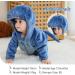 COOKY.D Winter Hooded Romper Jumpsuit - Unisex, Blue (6-12 Months) - Buy Online on SooperMarket.com