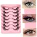 Fake Eyelashes 1 Pack/7 Pairs Fluffy Mink Lashes 3D Natural Look Wispy Eye Lashes Faulse Eyelashes Extension for Eye Makup Mink Lashes Lash Extension False Eyelashes Wispy Eye Lashes - Buy Online on SooperMarket.com