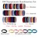Buy 160 Pieces of Colorful Hair Ties for Women | Premium Rubber & Cotton Bands | Elastic Braid Hair Accessories - International Shipping Available - Buy Online on SooperMarket.com