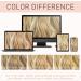 4PCS Curly Clip in Hair Extensions 22 Inches Synthetic Hair Pieces - Chocolate Brown to Sandy Brown - Full Head Wavy Hair for Women - Buy Online on SooperMarket.com