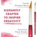 Princeton Velvetouch 3950 Paint Brush - Petal 10 for Acrylic, Oil, and Watercolor - Buy Online on SooperMarket.com
