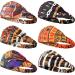 6-Piece African Boho Print Headbands for Women & Girls | Wide Elastic Turban Headwraps for Yoga & Sports - Buy Online on SooperMarket.com