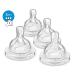 Philips Avent Anti-colic Baby Bottle Medium Flow Nipple 4pk - Flow 3 SCF423/47 - Buy Online on SooperMarket.com