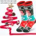 Hysenm Kids Ski Socks - 2 Pairs Warm Long Thick Snow Socks for Boys & Girls - Cotton Christmas Gift - Pattern 3 - X-Small - Buy Online on SooperMarket.com