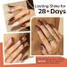 Modelones 32 PCS Gel Nail Polish Kit 28 Colors Nude Brown Gel Polish with Glitter & Glossy & Matte Gel Top Base Coat Glitter Nude Brown Red Pink Gel DIY Home Nail Curing Gifts for Women - Buy Online on SooperMarket.com