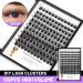 Buy Bodermincer 120pcs D Curl Mixed Eyelashes - Professional Individual Cluster for Home Extensions (8-10-12-14-16mm - Buy Online on SooperMarket.com