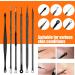 Blackhead Remover Pimple Popper Tool Kit - 19 Pcs Professional Extractor Set for Face and Nose - Stainless Steel Comedone and Whitehead Extractor with Metal Case (Black) - Buy Online on SooperMarket.com