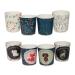 BeeBon Beauty Home Super Cute Bamboo Cups for Kids Eco Friendly Kids Cups 8 Oz 4 Pack