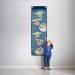 Jay Franco Star Wars The Mandalorian 3 Times Tall 170 cm Kids Growth Chart - Blue Poly-Canvas Height Chart - Buy Online on SooperMarket.com