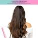 FoxyBae Bounce Bae 1-Inch Ceramic Hair Curling Iron | Dual Voltage Curling Wand for Smooth Frizz-Free Hair | 360 Swivel Cord | Party-Pink - Buy Online on SooperMarket.com