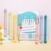 Meartchy Teething Tubes - 6 Pack Silicone Chew Straws for Babies 0-6 and 6-12 Months - Buy Online on SooperMarket.com