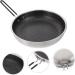 MAGICLULU Stainless Steel Griddle 1pc Outdoor Non Stick Pan Iron Honeycomb Water Cup Camping Skillet - Buy Online on SooperMarket.com