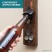 Play Platoon Rustic Brown Wood Hook and Ring Game with Bottle Opener and Magnetic Cap Catch - Adult Ring Toss Game - Buy Online on SooperMarket.com