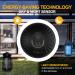Electric Bug Zapper 4200V Waterproof Outdoor Insect Killer with Light Sensor - Dark-black - Buy Online on SooperMarket.com