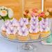 Alegre Edible Butterflies for Cake - 48 Purple Cupcake Toppers & Cake Decorations | Perfect for Birthdays Weddings & Baptisms - Buy Online on SooperMarket.com