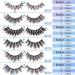 MAGEFY Faux Mink Eyelashes 30 Pairs | Natural to Dramatic Volume False Lashes | 3D Pack with Eyebrow Grooming Kit - Buy Online on SooperMarket.com