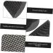 Zerodeko 4pcs Air Fryer Pad Air Fryers Airfryer Microwave Steamer Air Fryer Silicone Pad Washable Baking Mat Black 20.5X20.5X0.1CM - Buy Online on SooperMarket.com