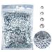4320Pcs SS20 Flatback Rhinestones for Crafts Bulk Clear-Crystals White Craft Gems Jewels Glass Diamonds Stone 5mm-Silver Gems for Nails Dance Costumes Clothes Shoes Tumblers DIY Wholesale HINABTRU Crystal Clear Clear-Sto...