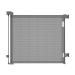Retractable Baby Gate,Mesh Baby Gate or Mesh Dog Gate,33" Tall,Extends up to 55" Wide,Child Safety Gate for Doorways, Stairs, Hallways, Indoor/Outdoor(Grey,33"x55" Gray 33x55 Inch