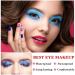QIUFSSE Blue Eyeshadow Palette - 15 Colors Matte Glitter Blendable Eye Shadow Set for Women | Long Lasting Metallic Shades | Christmas Gift Idea - Buy Online on SooperMarket.com