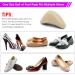Adjustable Shoe Filler Big Toe Plug Set - Foot Pain Relief for Women, Reusable Inserts for High Heels - 2 Pairs - Buy Online on SooperMarket.com
