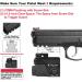QR-Laser Green Laser Sight Gun Light Combo | 500 Lumens USB Rechargeable Flashlight | Strobe Function | For Pistols & Handguns | Upgraded GL10 - Buy Online on SooperMarket.com