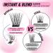 BEPHOLAN Self-Adhesive Lash Clusters Kit - 100pcs D Curl Eyelashes (10-16MM) with Tweezers - No Glue Needed for Easy Application - Buy Online on SooperMarket.com