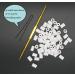 60pcs White Cord Locks for Masks - Adjustable Silicone Toggles & Plastic Beads for Ear Loops - Buy Online on SooperMarket.com