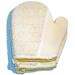 2Pack(7.8x7.7inches) Exfoliating Soft Terry Cloth Gloves Mitten Remove Dead Skin Bath Body Scrub Mitt Deep Exfoliation Glove Skin Exfoliator Mitt for Men and Women When Bath Spa and Shower