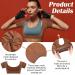 6-Piece Breathable Armpit Vests with Sweatproof Pads for Women & Girls | Washable Forearm Weld Protection - Dark Color - Buy Online on SooperMarket.com