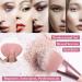 Premium Synthetic Pink Makeup Brush Set with Cleaning Mat - 12pcs Kabuki Powder, Blush, Foundation, Concealer, Eye Shadow Brushes | Makeup Tools - Buy Online on SooperMarket.com