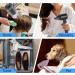 Professional Ionic Hair Dryer 1800W | Fast Drying Blow Dryer for Home & Travel | Lightweight & Quiet Concentrator Nozzle - White - Buy Online on SooperMarket.com