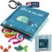 Fish Baby Books 0-6 Months Touch Feel Crinkle Soft Cloth Books Babies Infant Baby Toys 6 to 12 0-3-6-12-18 Months Baby Boy Girl Shower Gifts Box & Teether for Newborn Baby Sensory Stroller Toys Shark