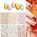 Whaline Autumn & Halloween Nail Art Stickers - 12 Sheets, Fall Leaves, Pumpkin, Bat, Ghost Patterns, Self-Adhesive Nail Decoration for Women, Girls - Perfect for Autumn Halloween Party Favors and DIY Nails - Buy Online on SooperMarket.com