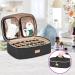 CURMIO Essential Oil Storage Case - 40 Bottle Organizer with 2 Detachable Pouches and Handle, Black (Bag Only) - Buy Online on SooperMarket.com