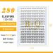 10D-0.10D+20D-0.07D Cluster Lashes 280 Clusters C D Curl B&Q LASH Individual Eyelashes | DIY Lash Extensions at Home | 9-15MIX - Buy Online on SooperMarket.com