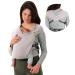 Boba Bliss Hybrid Baby Carrier: 2-in-1 Newborn to Toddler Baby Wrap & Carrier in Grey - Hip-Healthy, No-Tie Design - Soft & Stretchy Sling for Babies 7-35 lbs - Buy Online on SooperMarket.com