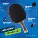 JOOLA Omega Speed Table Tennis Racket - Advanced Training Flared Handle - Tournament Level Ping Pong Paddle with Vizon Rubber - Speed Green - Buy Online on SooperMarket.com