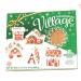 Gingerbread Mini Village House Kit by Create a Treat, 5 Buildings