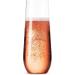 36 Pack Stemless Plastic Champagne Flutes - 9 Oz Clear Toasting Glasses | Shatterproof, Recyclable, BPA-Free - Munfix - Buy Online on SooperMarket.com