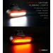 NP NIGHT PROVISION DUO-120 Red/White Strobe Bike Light USB Rechargeable - COB LED PSR-120 Police Patrol Safety Light - Buy Online on SooperMarket.com