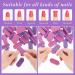 Lusofie 40Pcs Mini Nail Buffer Blocks Grit Sponge for Natural Nails - Pink - Buy Online on SooperMarket.com