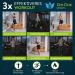Professional Jump Rope with Workout Guide & Replacement Cable - Speed Rope for All Ages | Adjustable Steel Cables & Anti-Slip Handles - Buy Online on SooperMarket.com